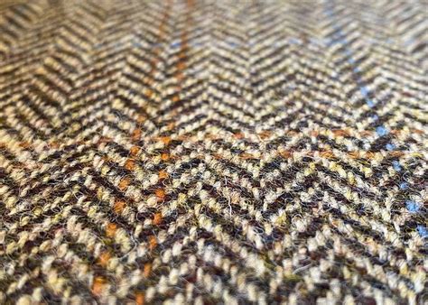 harris tweed herringbone.